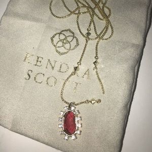 Kendra Scott Brett in Berry Glass - BROKEN CHAIN